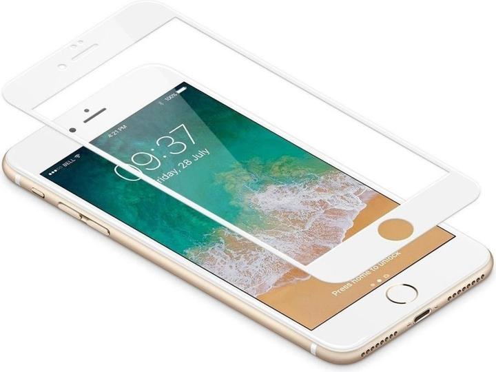 Actual product image Screenguard Apple iPhone 7 Plus Full Screen Protective Glass Film 2.5D 9H (1 Piece, Apple iPhone 7 Plus)