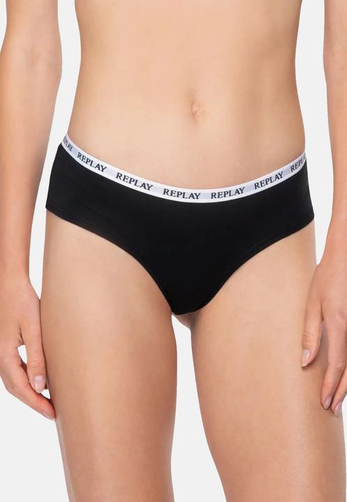 Actual product image Replay Women's pants with logo waistband 2-pack (M, pack of 2)