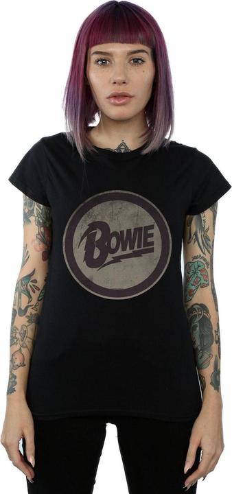 Produktbild David Bowie Circle Logo TShirt (M)