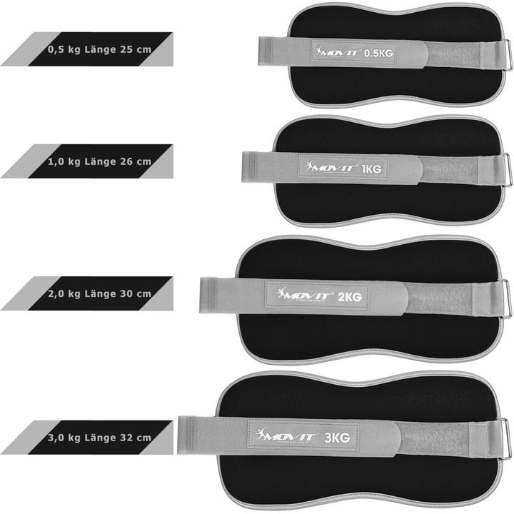 Actual product image Movit Weight cuffs (2 x 0.5 kg)