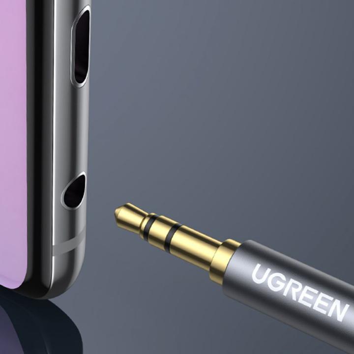 Actual product image Ugreen AV118 AUX jack audio extender 3.5 mm 5m (black) (5 m)