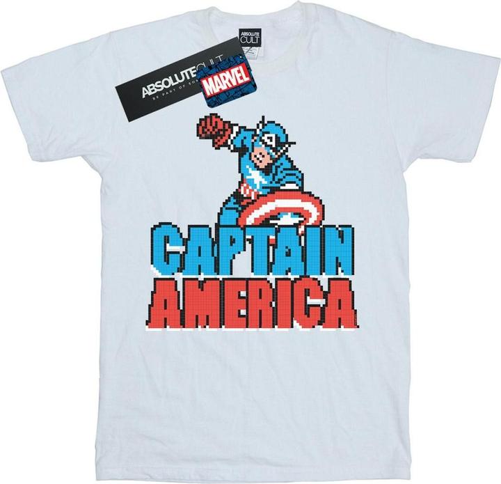 Immagine prodotto Captain America Pixelated Maglietta Uomo (L)