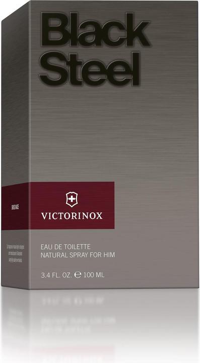 Actual product image Victorinox Black Steel (Eau de toilette, 100 ml)