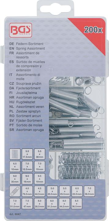 Produktbild BGS Federn-Sortiment