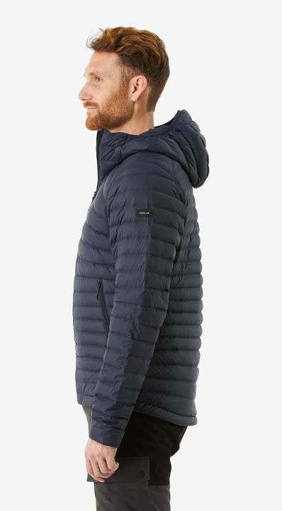 Actual product image Forclaz Men's down jacket down to -5 °C with hood Trekking - MT100 (3XL)