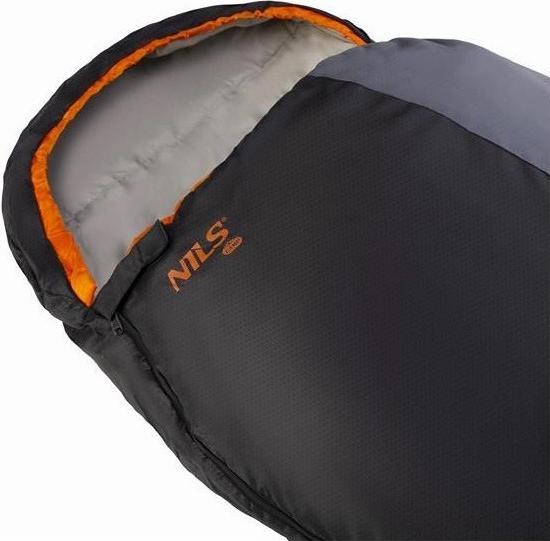 Actual product image Nils Nc1705 Sleeping Bag Ultralight Grey-Orange Camp (215 cm)
