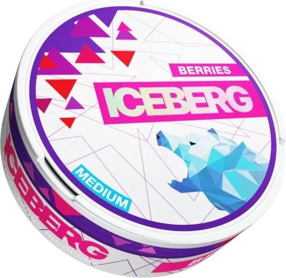 Produktbild Iceberg Snus MEDIUM - Berries 12g (Nicotine Pouches, 20 mg)