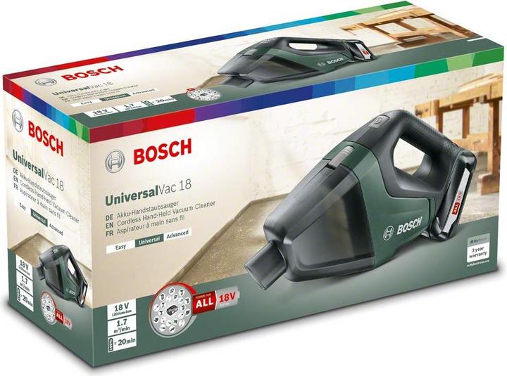 Produktbild Bosch Hausgeräte UniversalVac 18 BT