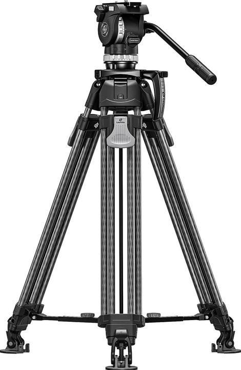 Leofoto Videostativ LVF-163C mit FH-10 Fluidkopf (Metall)