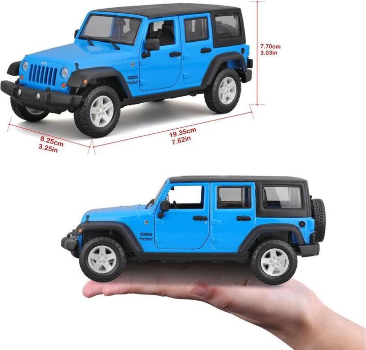 Image du produit Maisto Jeep Wrangler Unlimited 2015 1/24 bleu