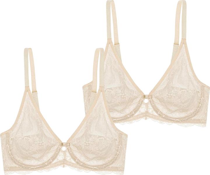 Immagine prodotto Triumph Reggiseno con ferretto Amourette Charm (85 B, Confezione da 2)