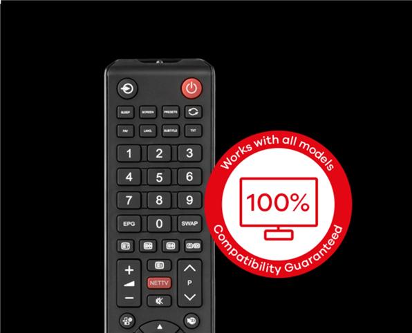 Produktbild One for All Toshiba TV Ersatzfernbedienung (Universal Fernbedienung, Infrarot)
