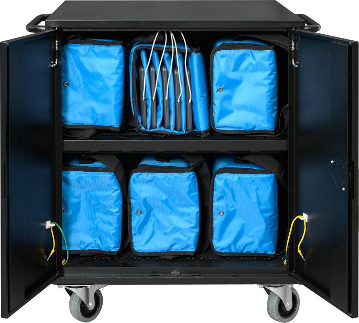 Immagine prodotto Leba NoteCart Flex Extended 24 - Carrello (solo ricarica) per 24 tablet / notebook - verri