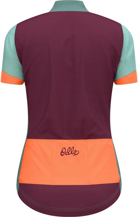 Actual product image Odlo T-shirt s/u collar s/s full zip ESSENTIAL PRINT (XL)