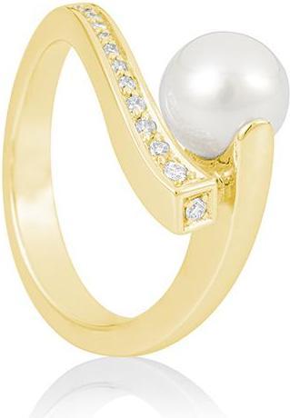 Immagine prodotto Breuning ANELLO - C.ZP/Brill. 0,105 Ct. H/si (53, 585/14 K Oro)