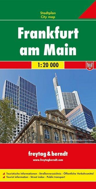 Immagine prodotto Mappa della città di Freytag Berndt Frankfurt a.M.