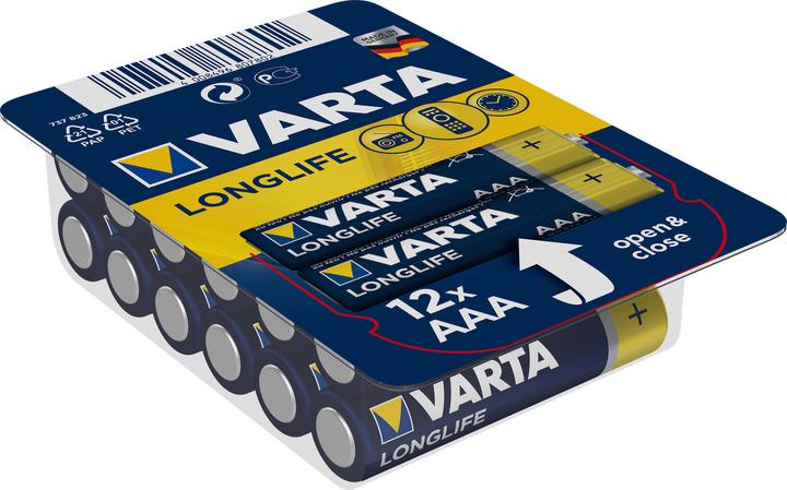 Produktbild Varta Longlife (12 Stk., AAA, 1200 mAh)