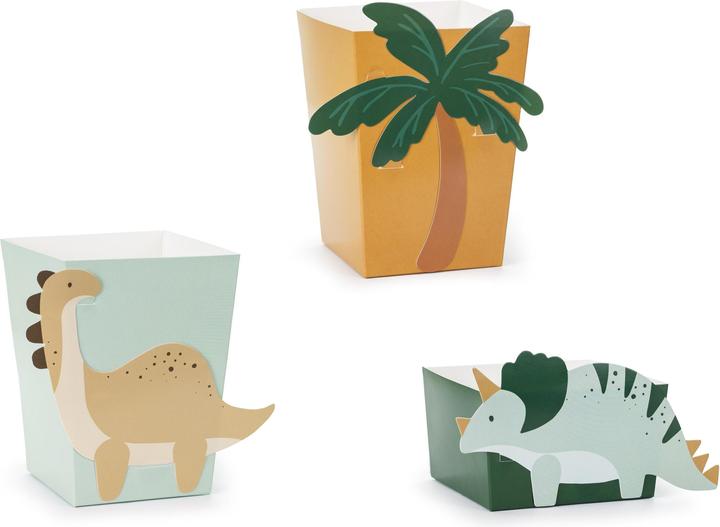 Partydeco Dinosaur finger food bowl (6 x)