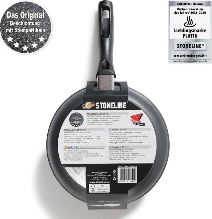 Produktbild Stoneline 6841 frying pan 24 cm (24 cm, Pfannenset + Topfset, Aluminium)