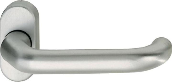 Actual product image FSB Fire protection lever handle aperture part 06 1146 Aluminium 0105 Square 9 mm (Door handle)