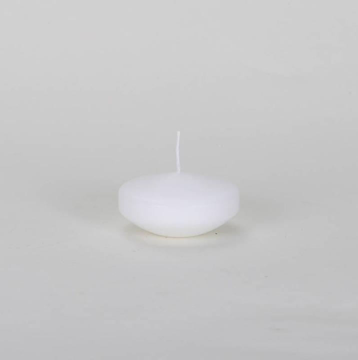 Actual product image Wenzel Floating candle white 8cm (8)
