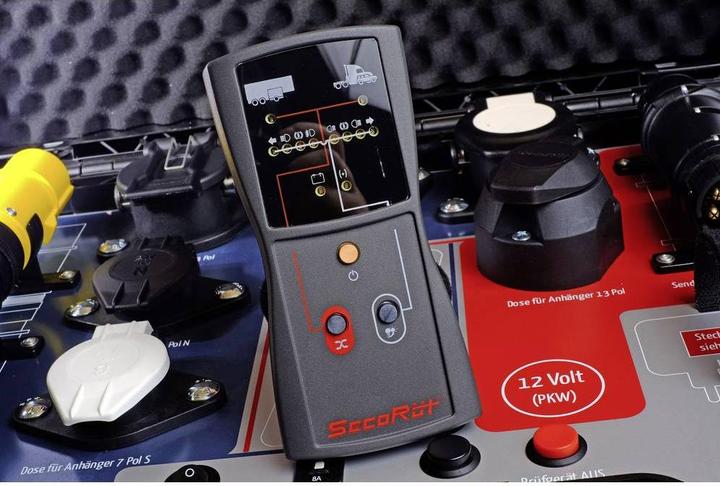 Produktbild SecoRüt Profi Funk Anhängerprüfkoffer 12+24 Volt