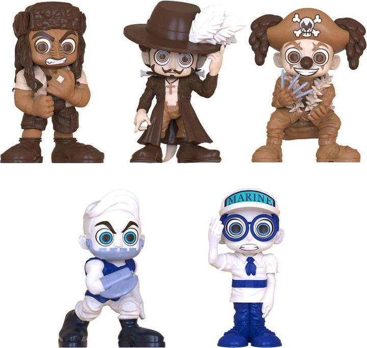 Image du produit Boti One Piece 39653 - Pack De 5 Figurines à Collectionner Pirates & Marines