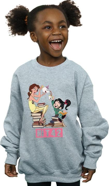 Actual product image Disney Girls Wreck It Ralph Belle And Vanellope Sweatshirt (140, 146)