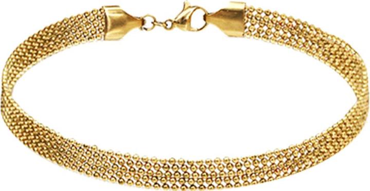 Produktbild Star Piercing Armkette vergoldet fünf einzelne Kugelketten (19 cm, ohne Messing, Chirurgenstahl 316L)