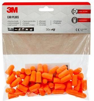 Actual product image 3M Hearing protection plugs 1100C30 (60 x)