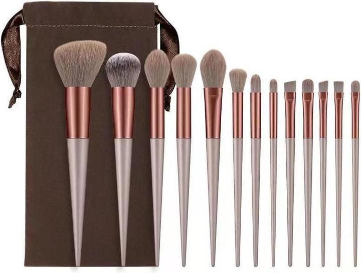 JTI 13x Make-up-Pinsel mit Aufbewahrungstasche