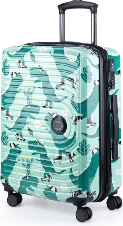 Actual product image Hauptstadtkoffer Centre - Kids suitcase hand luggage hard shell, Skater Dinos (55 l, Hand luggage (up to 50 litres))
