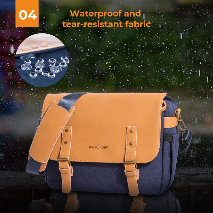 Image du produit K&F Concept Sac à bandoulière 10 litres (KF-13.062V1) (Sac à bandoulière pour appareil photo, 10 l)