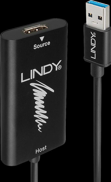 Produktbild Lindy USB Typ-A zu (HDMI, 15 cm)