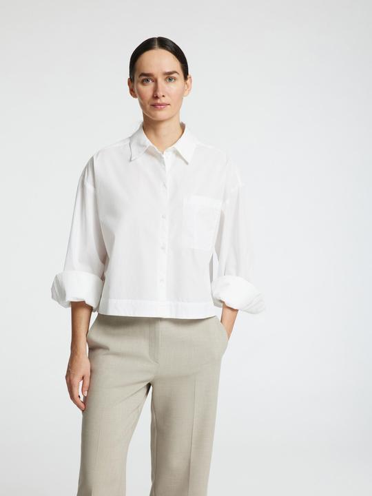 Produktbild Selected Femme Slfastha Ls Cropped Boxy Shirt Noos (38)