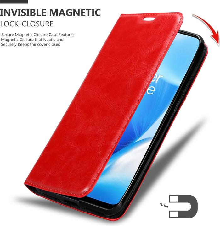 Image du produit Cadorabo Book Invis. Étui magnétique (OnePlus Nord N200 5G)