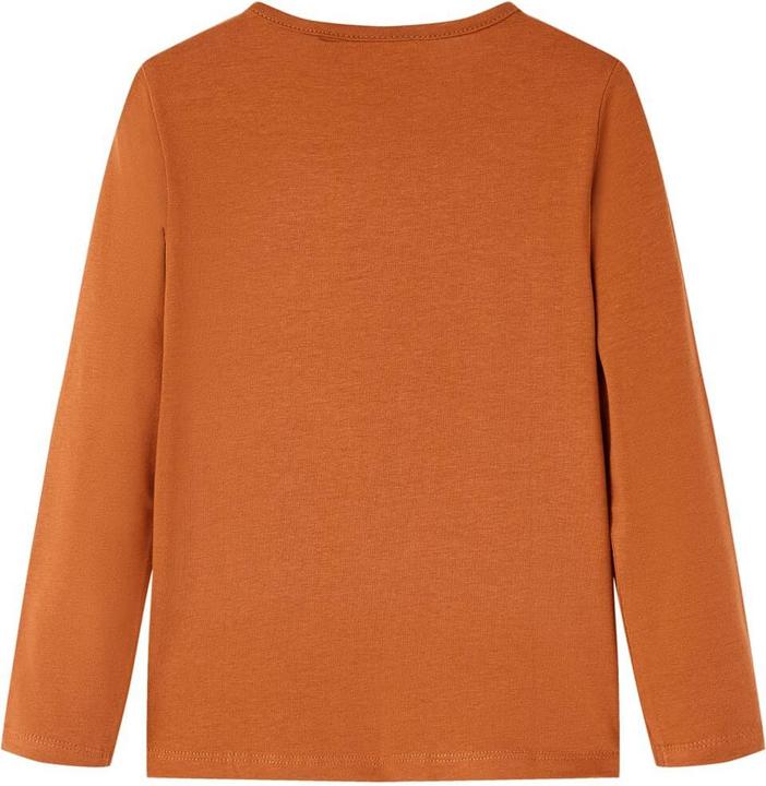 Immagine prodotto VidaXL Camicia da bambino a maniche lunghe Cognac 128,Materiale: 95 % cotone. 5 (128)