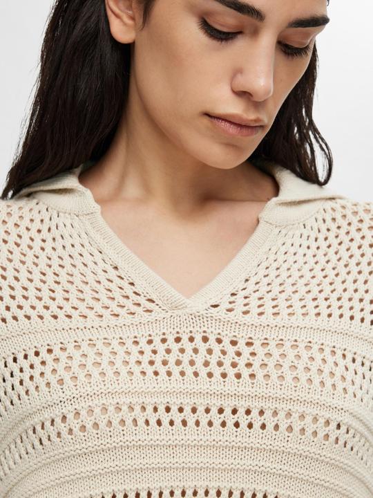 Actual product image Selected Femme Crochet-look jumper (XXL)