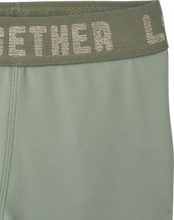 Actual product image Vertbaudet Mädchen Sport-Set: Sweatshirt mit goldener Schrift und Recycling-Polyester & Leggings (104)