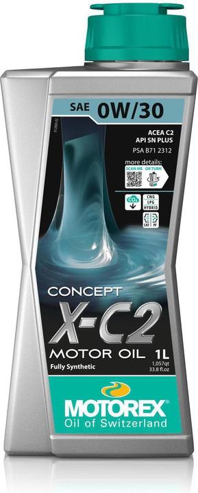 Actual product image Motorex Concept X-C2 (1 l, SAE 30, SAE 0W)