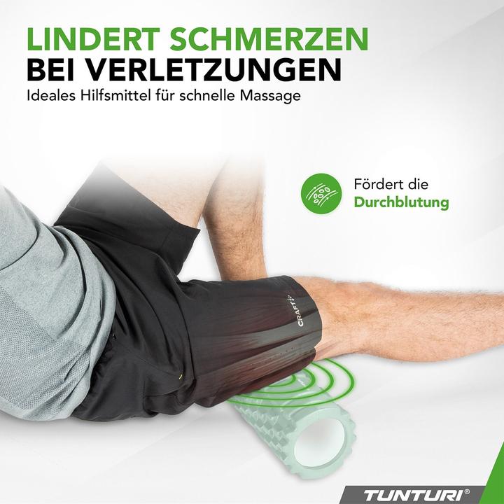 Actual product image Tunturi Yoga Massage Roller 33 cm Mint Green