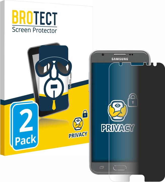 Actual product image BROTECT Anti-spy privacy film Blue light protection film (2 Piece, Samsung Galaxy J3 2017 (US version))