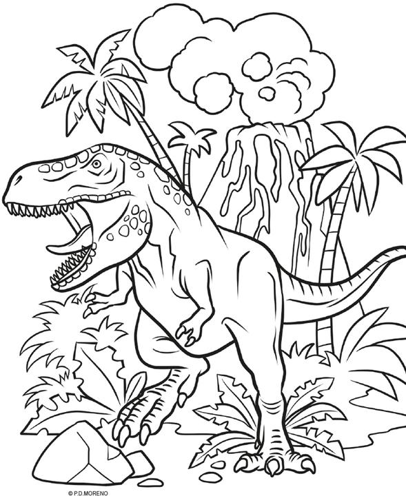 Image du produit Panini Dinosaurs by P.D. Moreno : des autocollants et des coloriages à la hauteur des dinosaures
