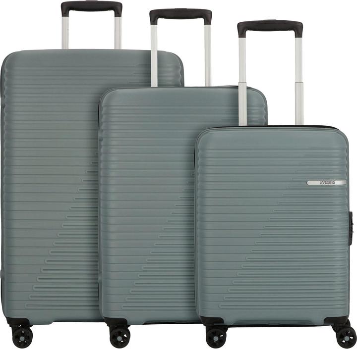 Produktbild American Tourister Liftoff 4 Rollen Kofferset 3-teilig mit Dehnfalte (208 l, XL (ab 115l))