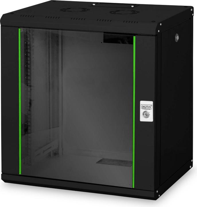 Digitus Coffret mural Série unique - 600x450 mm (12 HE, Rack 19 pouces)