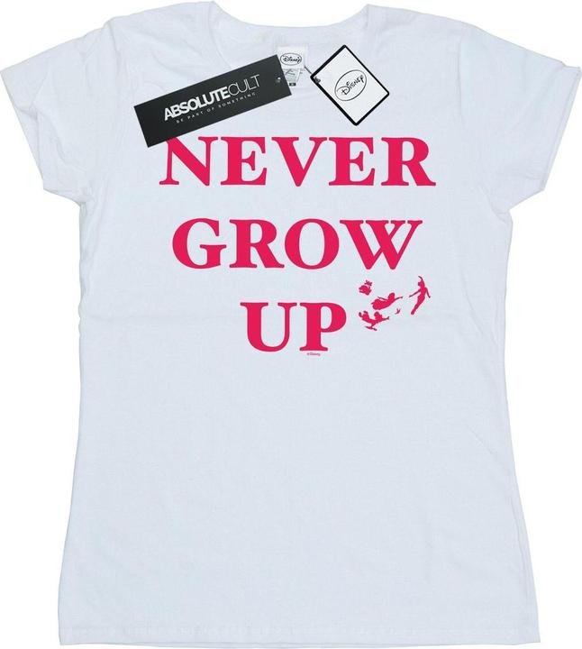 Immagine prodotto Disney Peter Pan Never Grow Up Maglietta Donna (M)