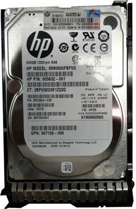 Image du produit HPE Disque dur 500Gb Dual SAS 7.200Rpm (0.50 To, 2.5")