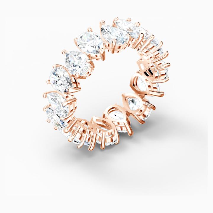 Actual product image Swarovski Vittore Pear Ring Rosé 60 (60)