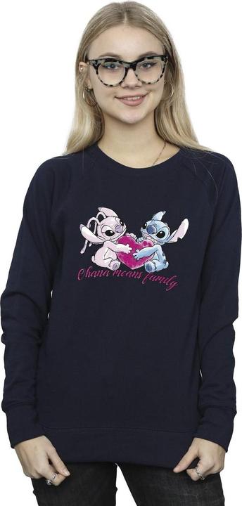 Produktbild Disney Lilo And Stitch Ohana Heart With Angel Sweatshirt (L)