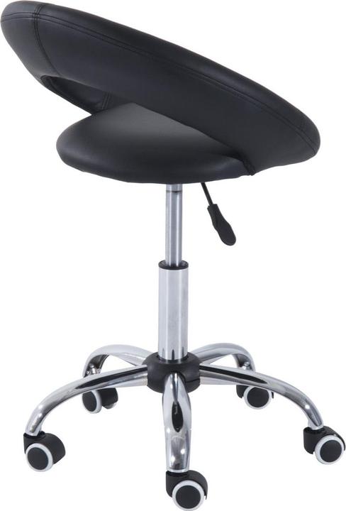 Image du produit Homcom Tabouret à roulettes réglable en hauteur